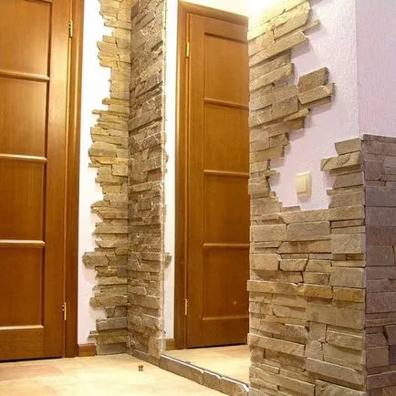 pietre decorative într-un coridor 15 idei foto