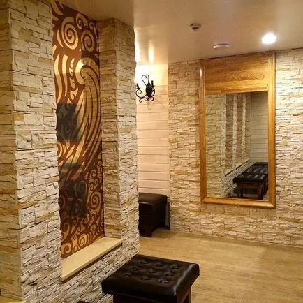 pietre decorative într-un coridor 15 idei foto