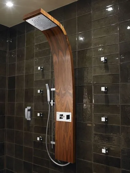 Design-o baie cu duș, cu propriile sale mâini, proiecte de bai cu un design țiglă (proiectare) Design-o baie cu duș, cu propriile sale mâini, proiecte cu bai decorate cu gresie