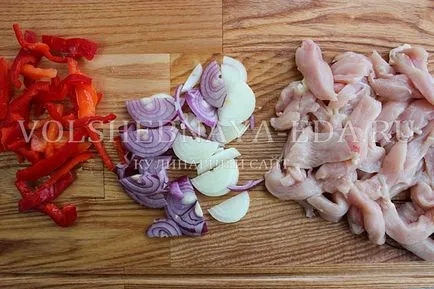 Fajitas cu pui - reteta cu fotografie, magie
