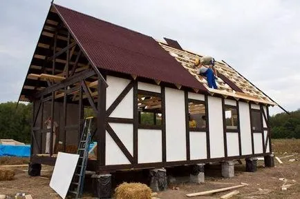 Casa de paie cu propriile lor mâini