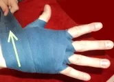 Cum să bandaj mână (încheietura mâinii), durata de kickboxing