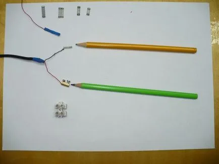 Mână cald din karandashakak simplu do DIY