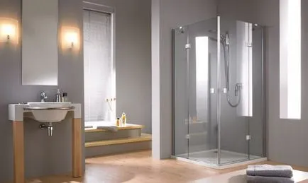 Baie de interior cu duș și fotografie de design baie cu duș (duș) Baie de interior cu duș și fotografie baie de design cu duș