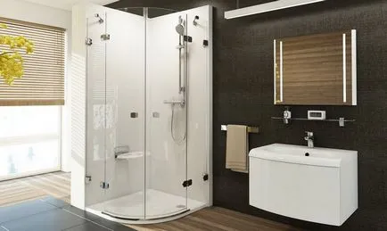 Baie de interior cu duș și fotografie de design baie cu duș (baie) Baie de interior cu duș și fotografie baie de design cu duș