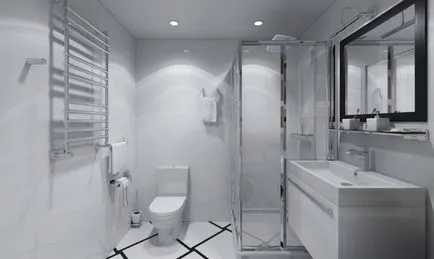 Baie de interior cu duș și fotografie de design baie cu duș (interior) Baie de interior cu duș și fotografie baie de design cu duș