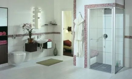 Baie de interior cu duș și fotografie de design baie cu duș (cabină) Baie de interior cu duș și fotografie baie de design cu duș