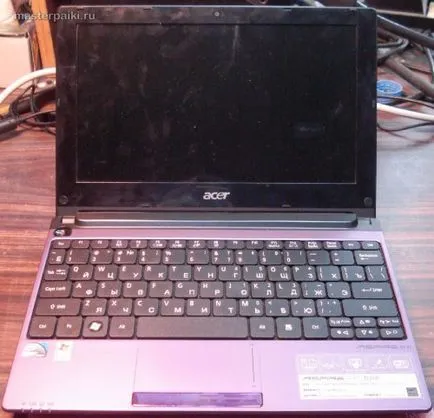 Instrucțiuni - demontarea și repararea bucla afișaj Acer aspire un D260 (acer aspire unul) Instrucțiuni - demontarea și repararea Acer afișare aspire într-o buclă D260
