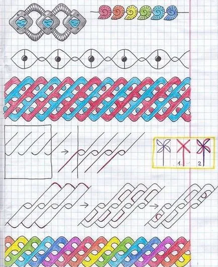 Idei de decorare notebook-uri în caseta