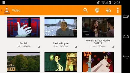 Pe măsură ce deschide avi la Android (cum ar fi vizionarea avi la Android) Pe măsură ce deschideți AVI pe Android
