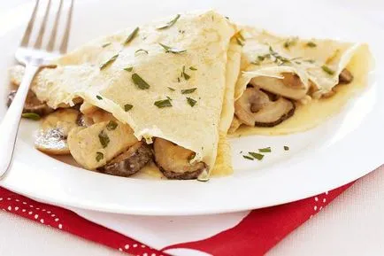 Cum să se pregătească o umplere pentru clatite de pui si ciuperci (umplere pentru clătite pui și ciuperci de umplere pentru umplere ciuperci clatite pui pentru clatite de pui si reteta de ciuperci cu fotografie) Cum să se pregătească o umplere pentru clatite de pui si ciuperci