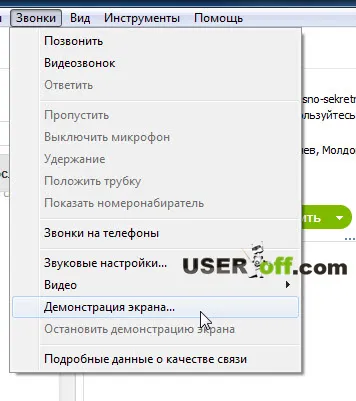 Cum de a permite accesul la ecran pe Skype