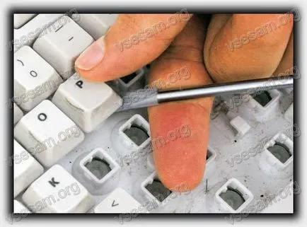Cum se curata o tastatura pe un laptop la domiciliu