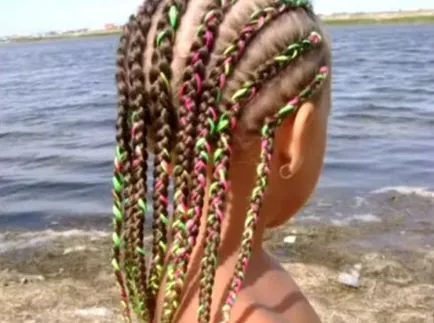 Cum de a țese afrokosichki fotografii acasă, instrucțiuni video,