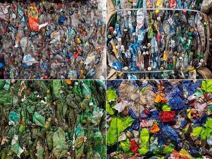 Cum să recicleze sticle de plastic, știri fotografie