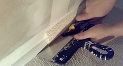 Cum să clei tapet vinil cu suport din hârtie