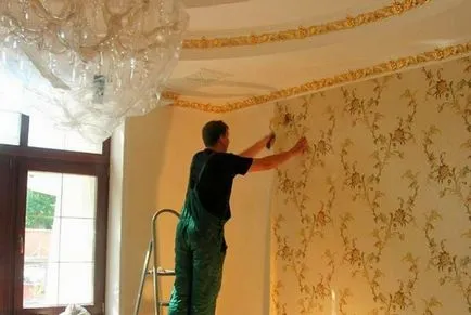 Cum să clei tapet vinil cu suport din hârtie