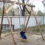 Cum de a face un leagăn de grădină suburbană cu descriere și asamblare instrucțiunile de specii de lemn mâini