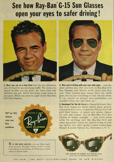 Ray-Ban, divat enciklopédia