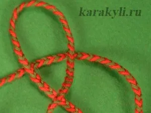 A vezetékek a négy szálat a kezében, firka