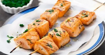 Nyárs hal - receptek a grill és a sütőben