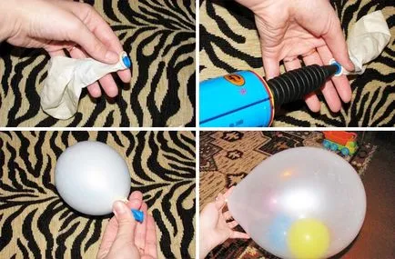 Ball a kezüket - cérnát, és ragasztó, lépésről lépésre mesterkurzus, fotó és videó