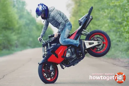Hogyan fék egy motorkerékpár