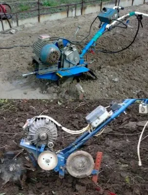 Kultivátor kezüket a motoblockokhoz