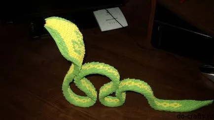 Origami mesterkurzus kígyó