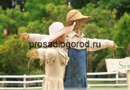 Hogyan készítsünk egy madárijesztő