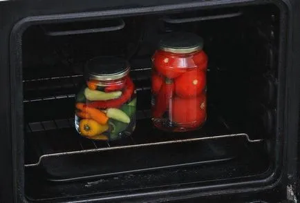 Amint azt a sterilizált üvegekbe