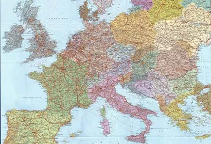 Mind az európai térképen Mind az európai térképen