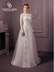 Esküvői ruhák zárt vissza
