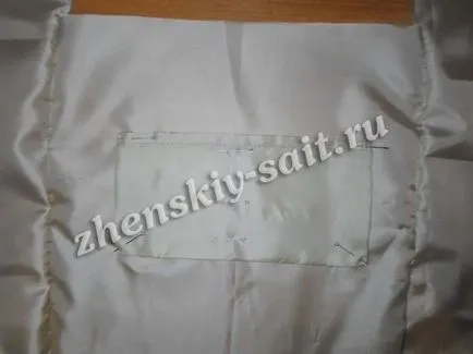 Varrni a saját kezét a zacskó szövet