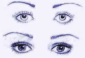 Make-up minden típusú szemek