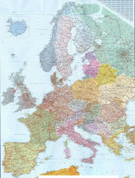 Mind az európai térképen