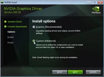 Nvidia illesztőprogramok azt