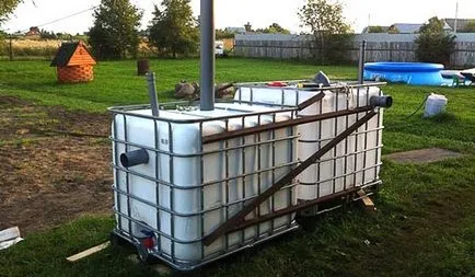 Szeptikus tartály köbös tartályok saját kezűleg