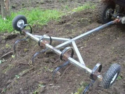 Kultivátor kezüket a motoblockokhoz