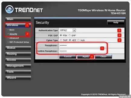 Hogyan változtassuk meg a jelszót, hogy az internet
