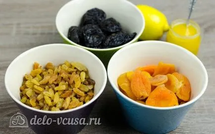 Mit csinál, szárított gyümölcsök