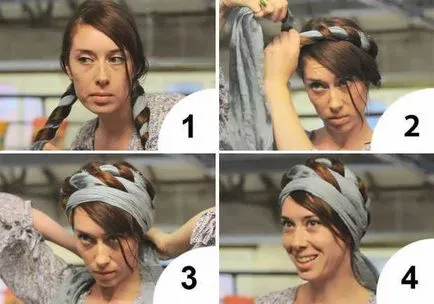 20 Ways, milyen szépen kötni egy sálat a fejét (lekötni egy zsebkendőt fej) 20 Ways, milyen szépen kötni egy sálat a fejét