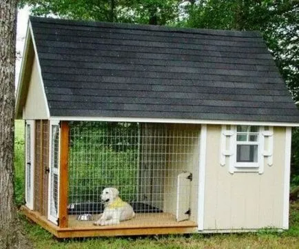 Kennel, amelyek az álom minden kutya (24 fotó)