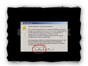 Csökkentett módban windows xp