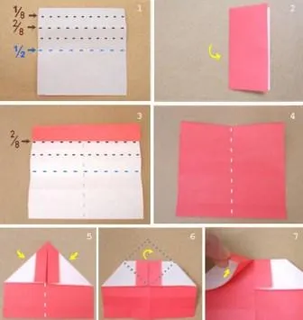 Papír kézműves szív (diy szív alakú) Papír kézműves szívek