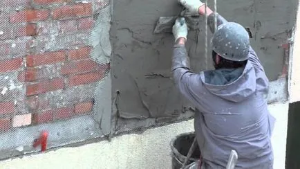 A ház külső vakolat