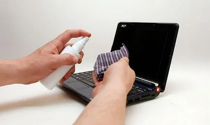 A törölje le a laptop képernyőjén otthon - szakértői vélemény