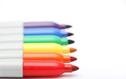 A törlési marker, mint az állandó cserje, amely tisztítja a címkéket, mint el lehet távolítani egy filctollal