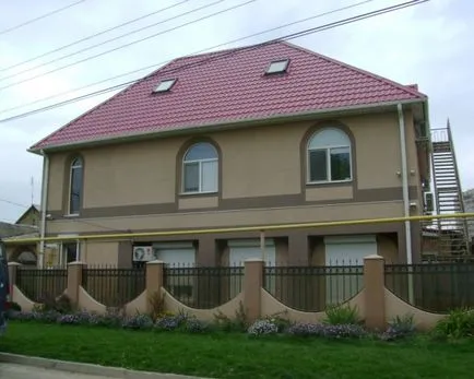 A ház külső vakolat