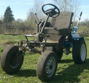 Mi az adapter séta traktor, hogyan berendezés saját kezűleg